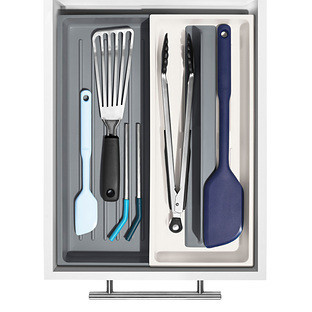 OXO® Good Grips® Expandable Long Tool Drawer Organizer | The Container Store