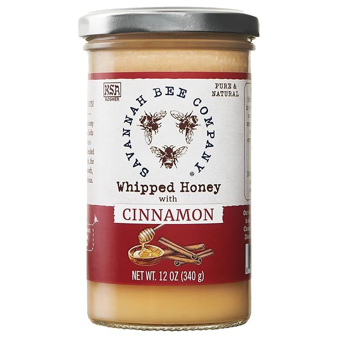 Savannah Bee Company Whipped Honey - All Natural Spreadable Honey | Amazon (US)