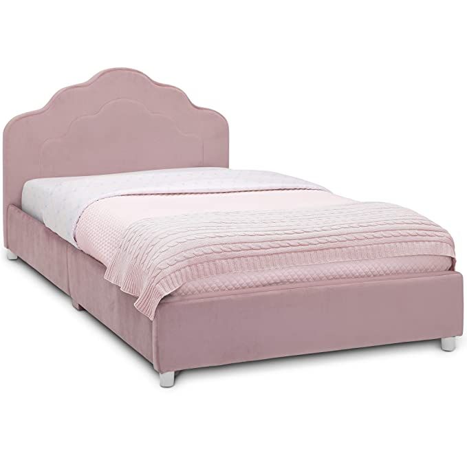Delta Children Upholstered Twin Bed, Rose Pink | Amazon (US)