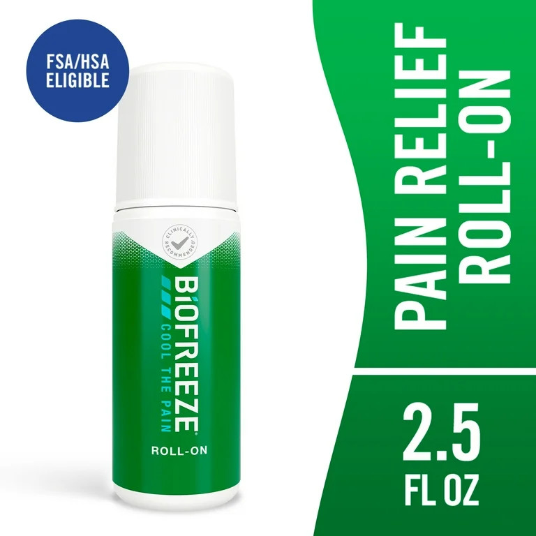 Biofreeze Pain Relief Roll-On, Back Knee Muscle Joint Arthritis Pain Relievers, Menthol, 2.5 oz | Walmart (US)