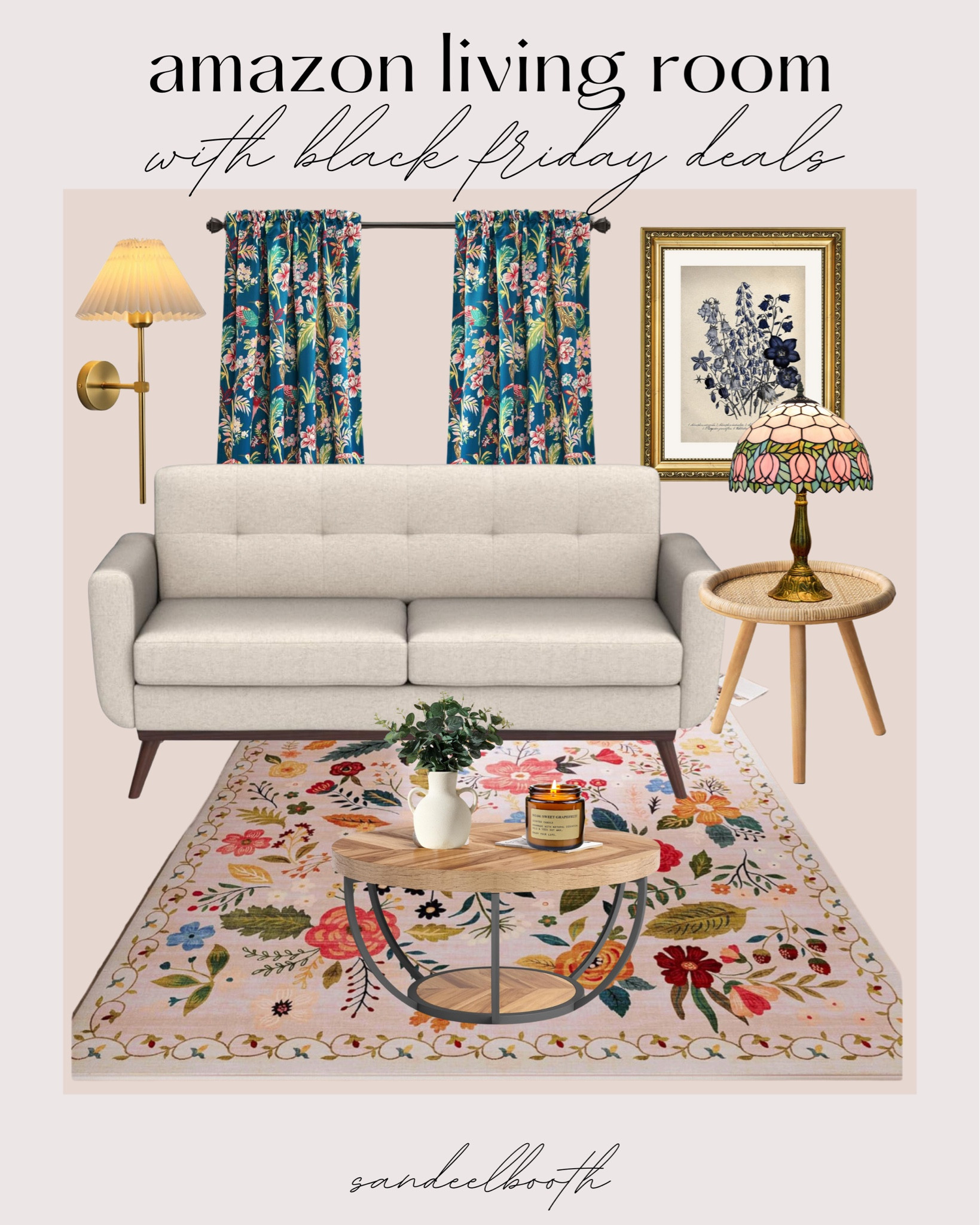 Amazon styled living room with Black Friday Deals! 

Amazon - Amazon home - living room - couch - curtains - area rug - sconces - coffee table - side table - Black friday deals 

#LTKSaleAlert #LTKHome