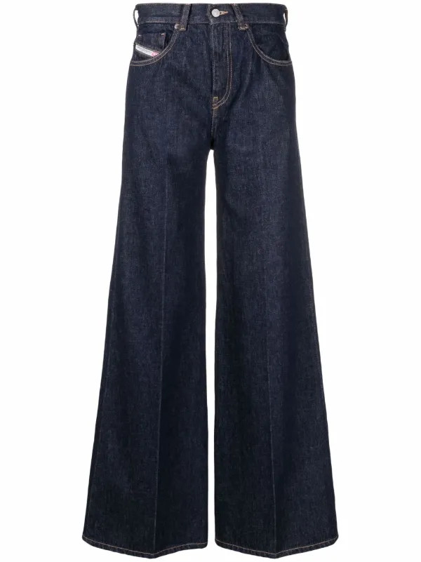 wide-leg denim jeans | Farfetch Global