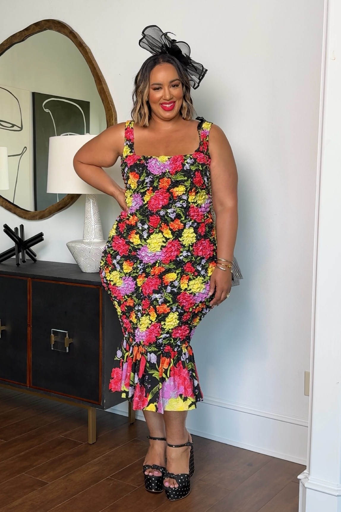 This dress would make a great wedding guest or derby looks. 

#LTKparties #LTKplussize #LTKstyletip #amazon #anthropologie 