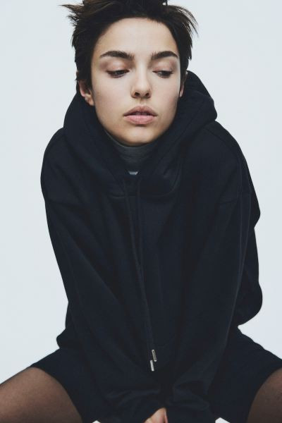 Hoodie - Dark gray - Ladies | H&M US | H&M (US + CA)