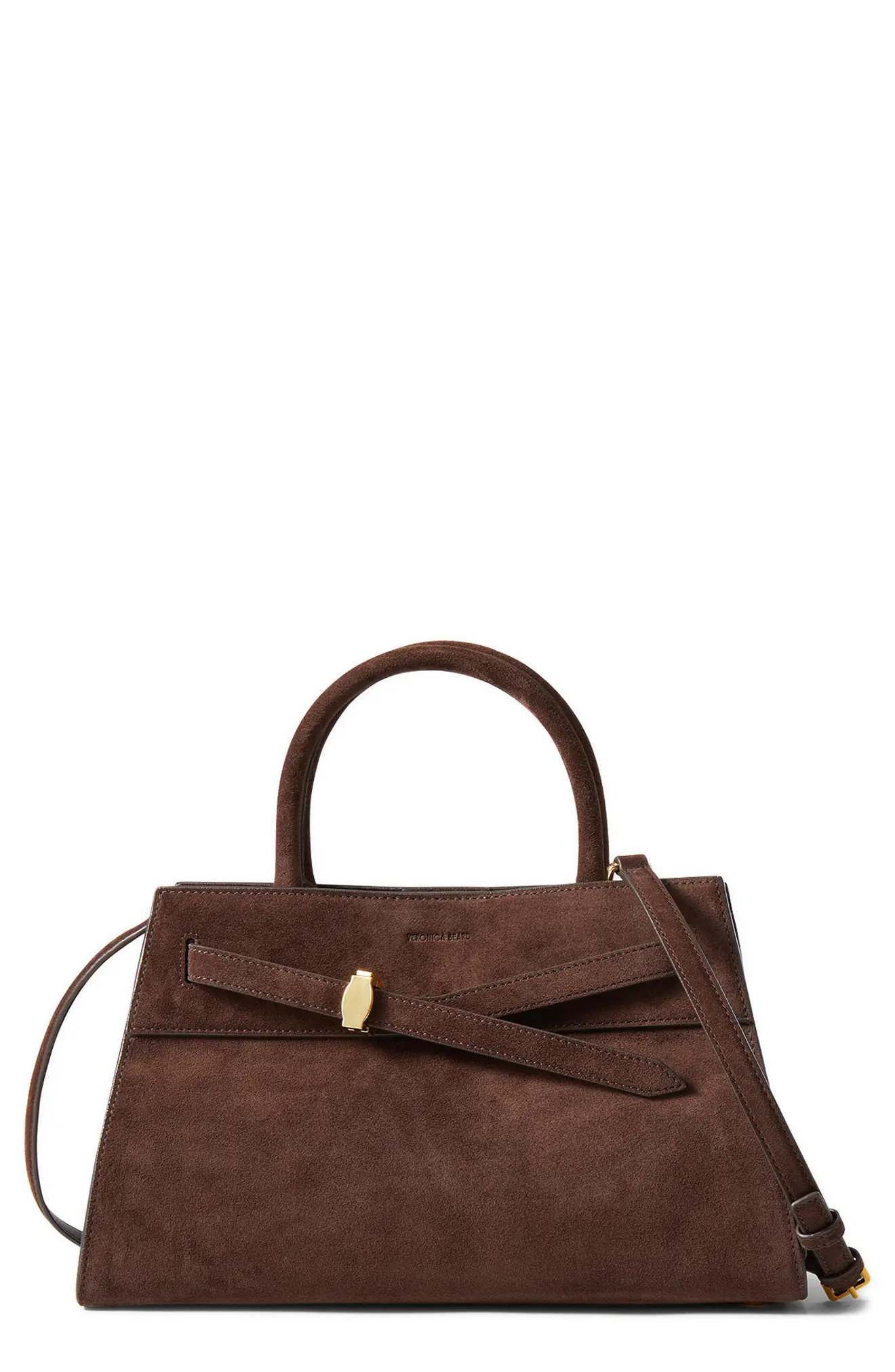Veronica Beard Dash Suede Handbag in Espresso at Nordstrom | Nordstrom