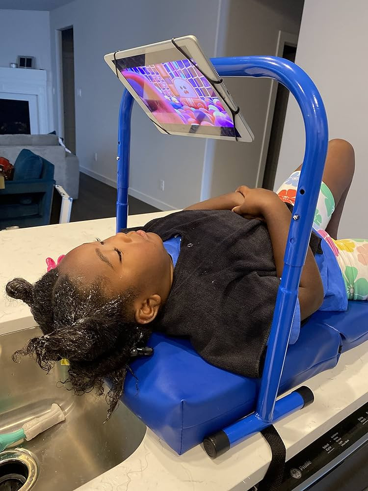 ShampooTime Shampoo Mat for Children, Toddlers, Kids with Phone Holder and Entertainment Bar| Hai... | Amazon (US)