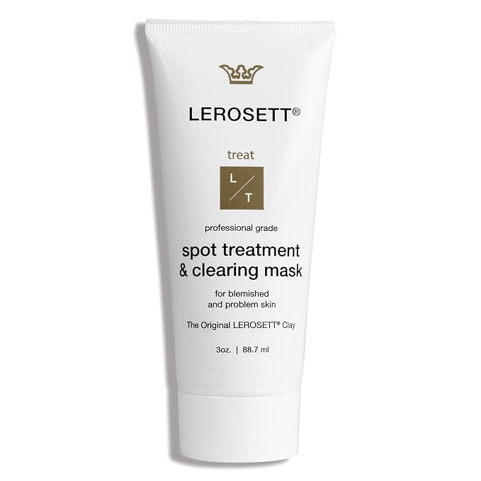 LEROSETT Facial Clay for Acne, Spot Treatment & Clay Mask, For Oily & Congested Skin, Reduces Ble... | Amazon (US)