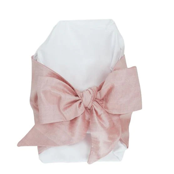 Bow Swaddle® Southern Blush Silk | Loozieloo