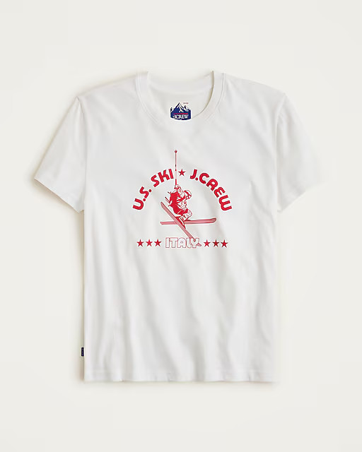 U.S. Ski & Snowboard by J.Crew classic-fit graphic T-shirt in vintage jersey | J. Crew US