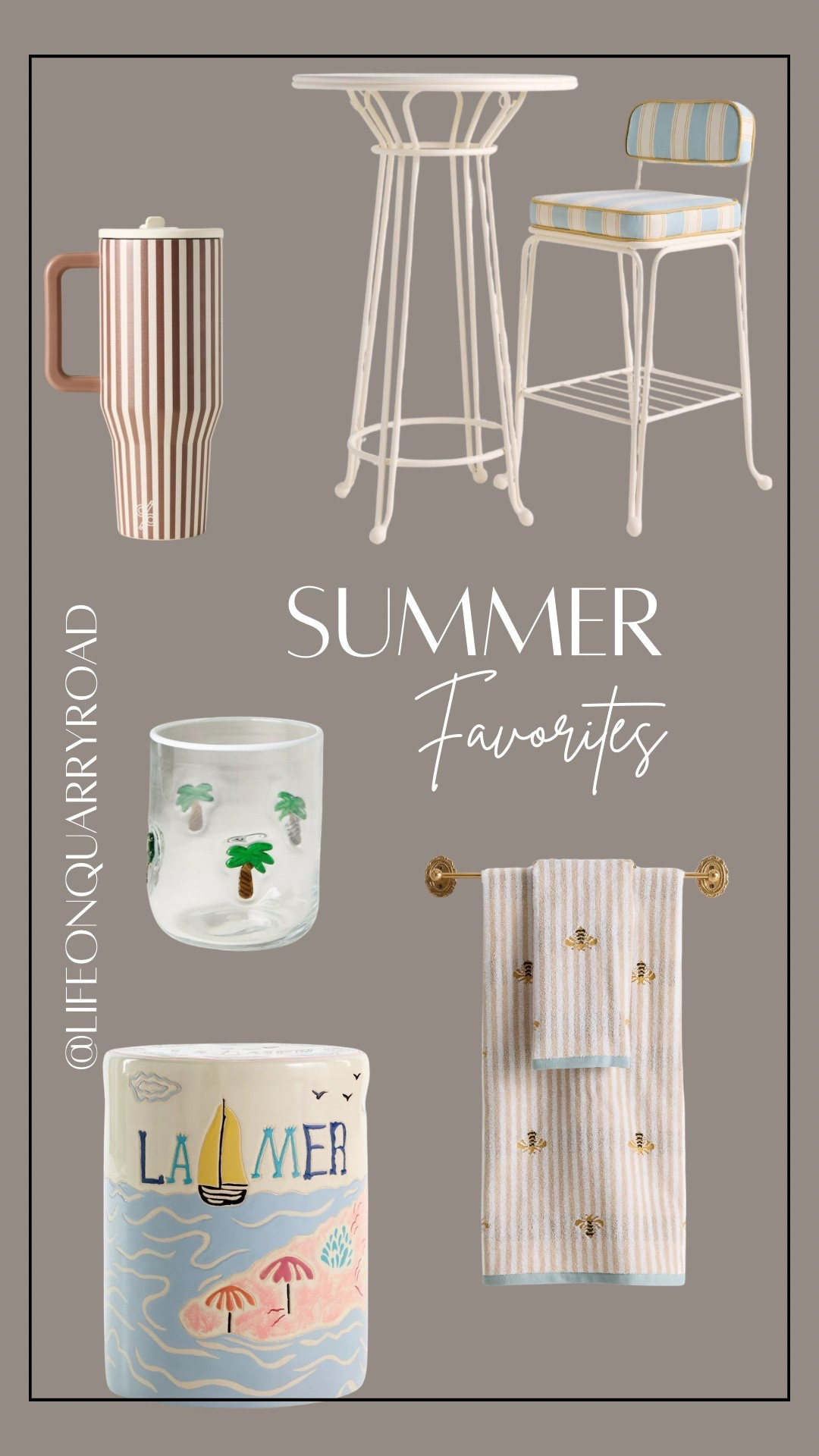 Summer favorites
@Anthropologie 


#LTKSeasonal #LTKOver40 #LTKHome