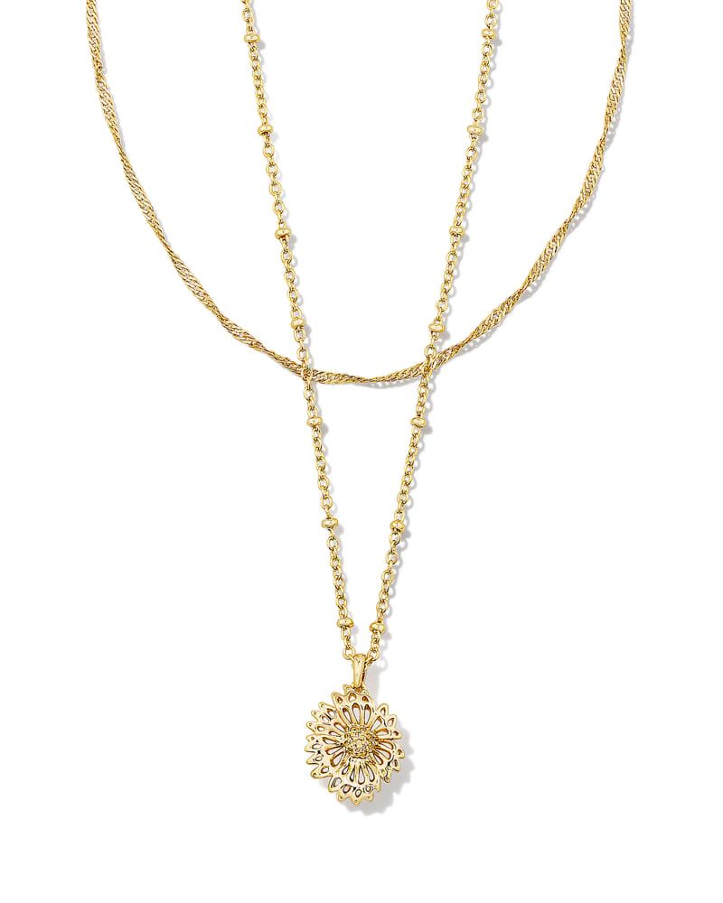 Brielle Multi Strand Necklace in Gold | Kendra Scott