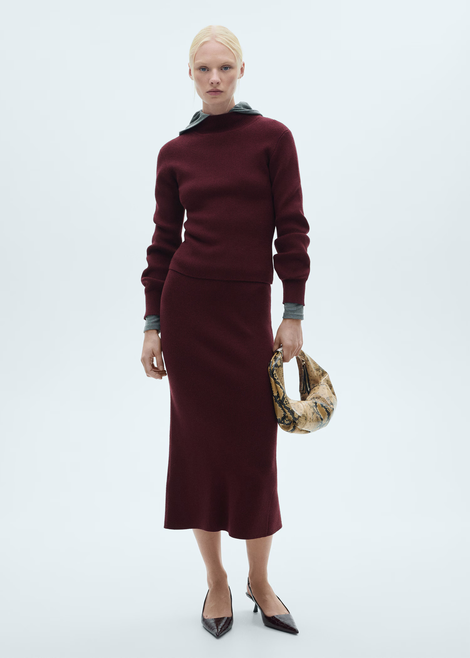 Ribbed round-neck sweater  - Women | MANGO USA | Mango (US/MX/AU)