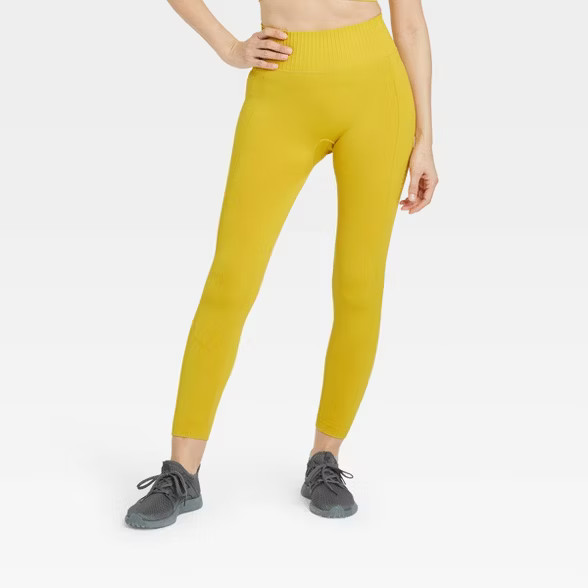 Women's Seamless High-Rise 7/8 Leggings - All in Motion™ | Target
