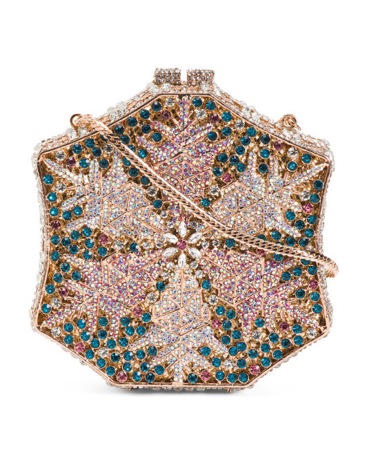 Snowflake Crystal Clutch | TJ Maxx