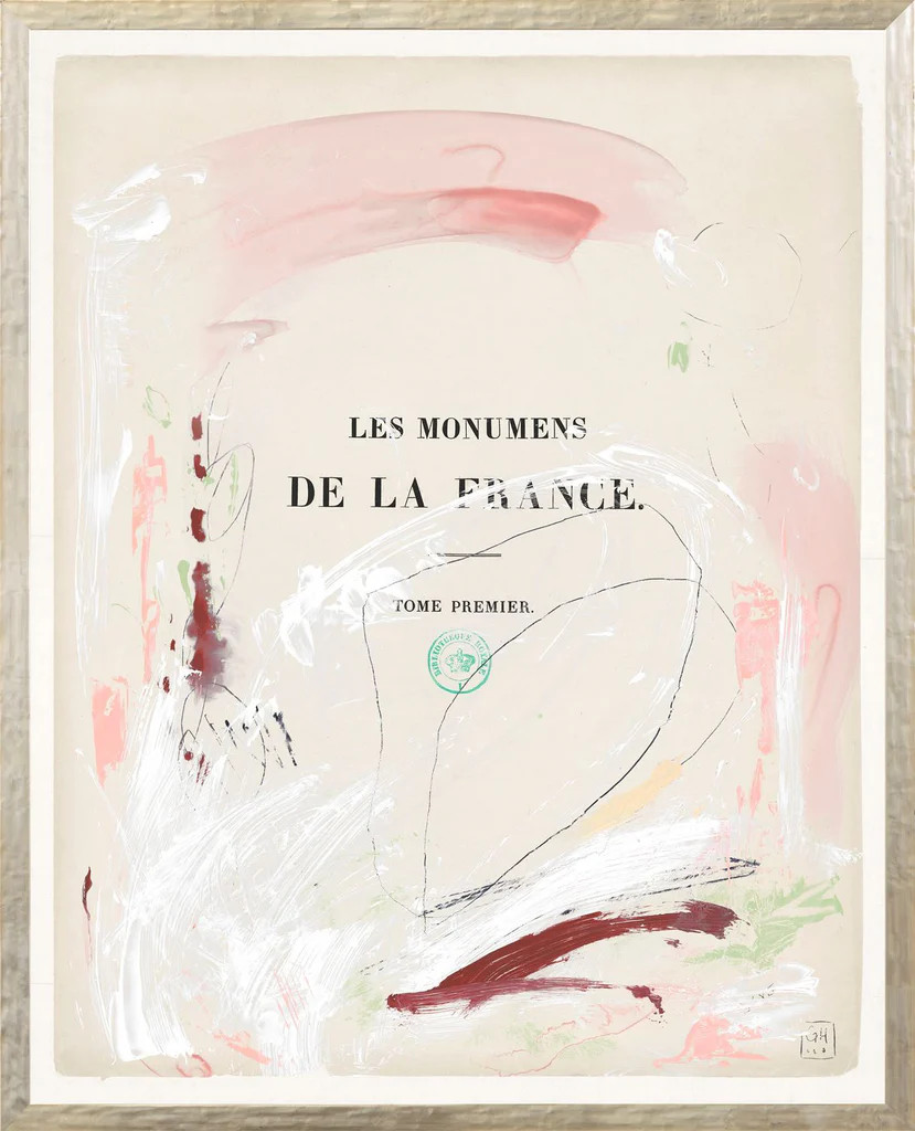 Parisian Page Print 11- Pastel Brushstrokes | Lo Home by Lauren Haskell Designs