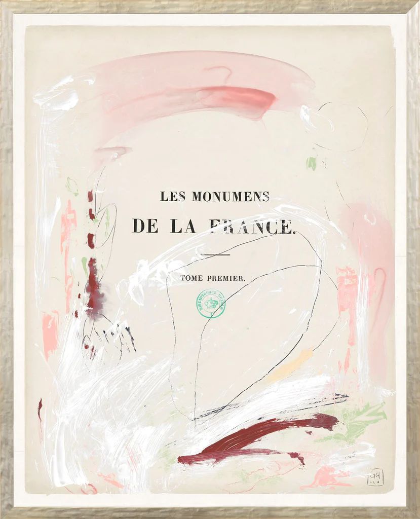 Parisian Page Print 11- Pastel Brushstrokes | Lo Home by Lauren Haskell Designs