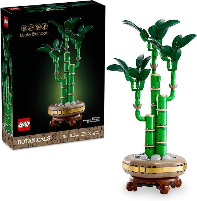 LEGO Botanicals Lucky Bamboo Building Set - Artificial Plant for Indoor Home Décor, Adults Ages ... | Amazon (US)