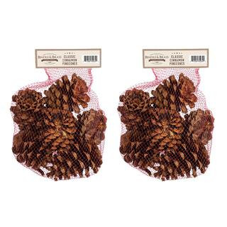 Bindle & Brass Cinnamon Scented Pinecone Bag (2-Pack)-BB35-100415 - The Home Depot | The Home Depot
