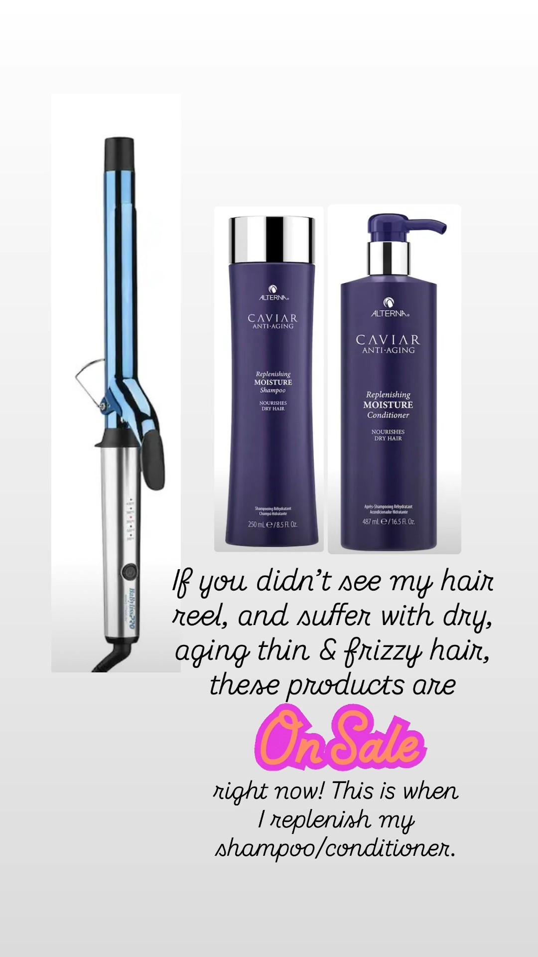 Black Friday sale on my favorite #sephora hair products. Time to restock! #alterna #caviar #babyliss #haircare 

#LTKselfcare #LTKHoliday #LTKSaleAlert
