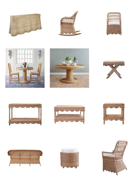 Love this collab! 
Caitlin Wilson
Mainly baskets home
Scallop furniture
Wicker furniture
Scalloped table 


#LTKFind #LTKhome #LTKstyletip