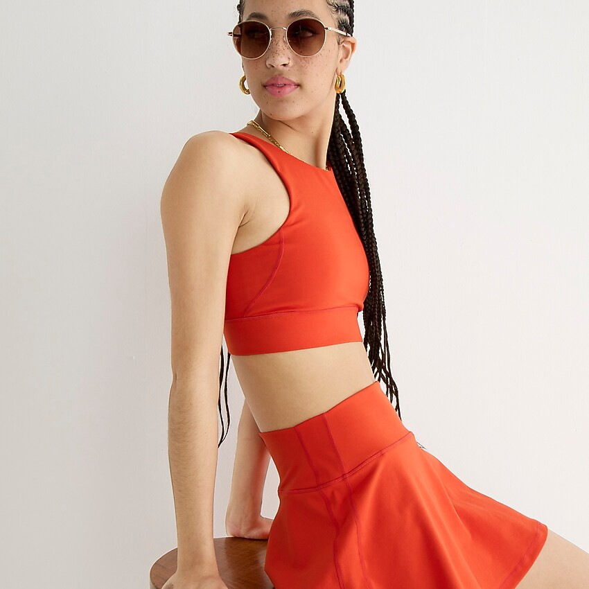 CloudStretch high-neck sports bra | J. Crew US