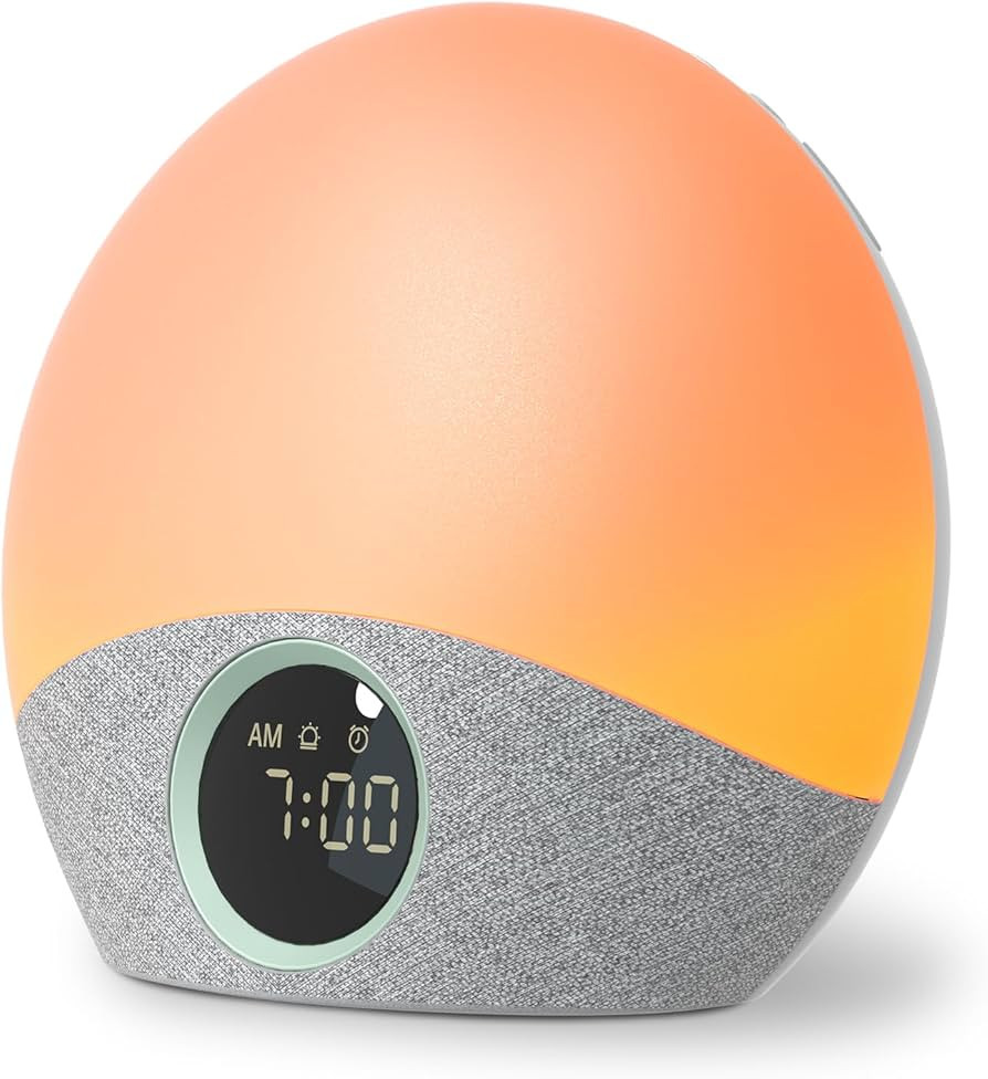 Momcozy Sunrise Alarm Clock Wake Up Light Sound Machine for Sleep, White Noise Machine with Dimma... | Amazon (US)