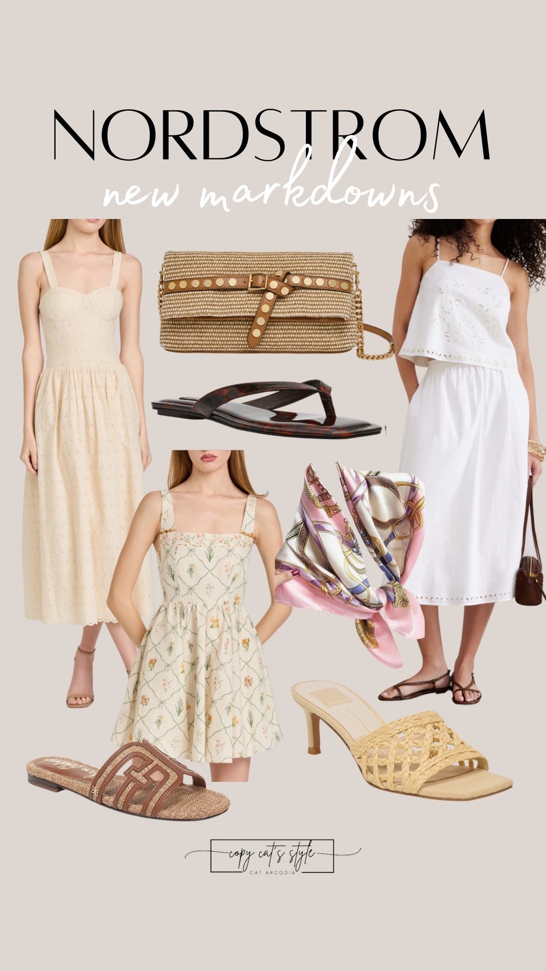 Nordstrom fashion finds for summer. Summer dresses, resort style, sandals, bags, summer accessories

#LTKootd #LTKOver40 #LTKSaleAlert