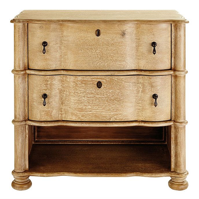 Serpentine 2-Drawer Side Table | Ballard Designs, Inc.