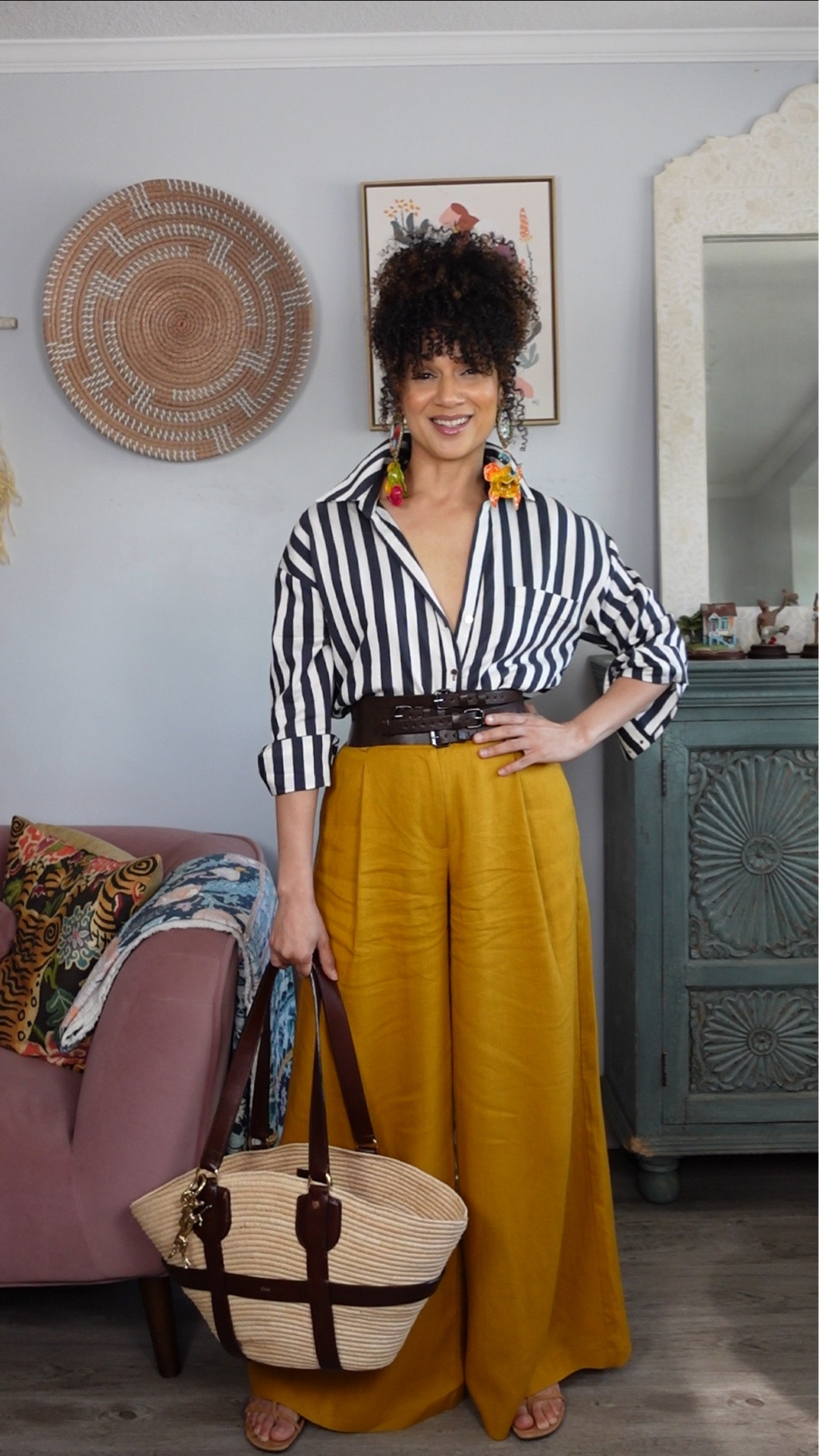 I’m in a n XS in the shirt (it’s a big cut) 
S in the pants. (They sit lower on the waist in the S)

#LTKcanada #LTKsummer #LTKover50style