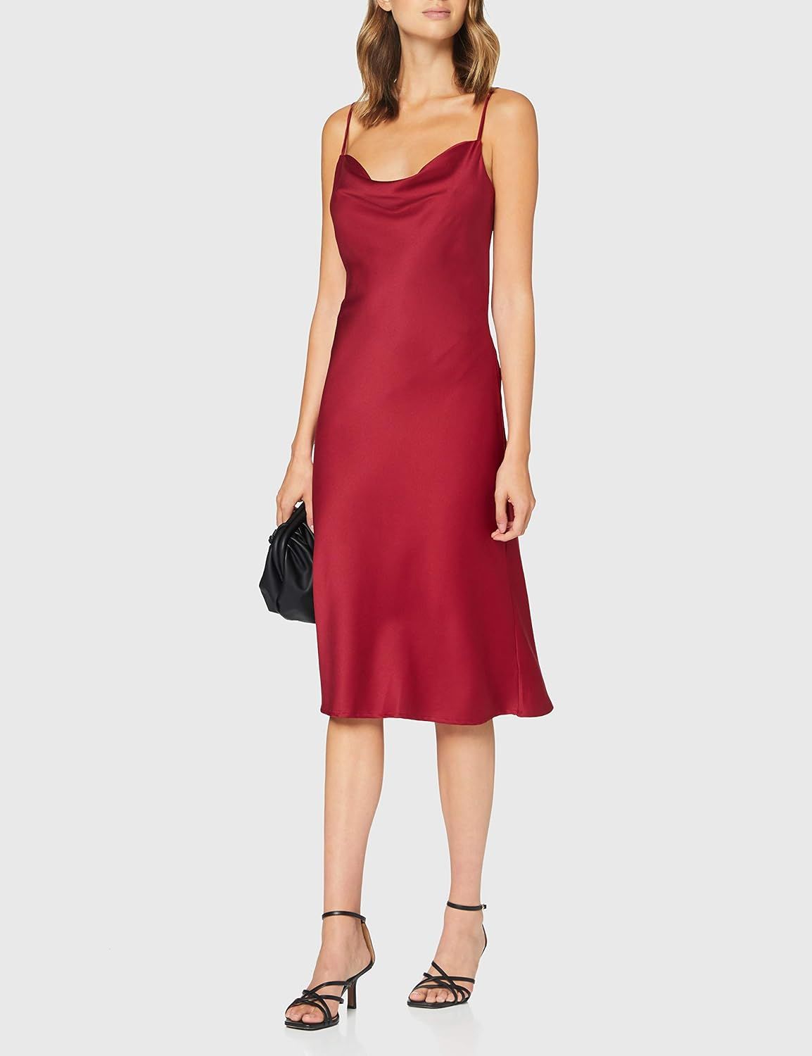 find. Women's Midi Satin Dress | Amazon (US)