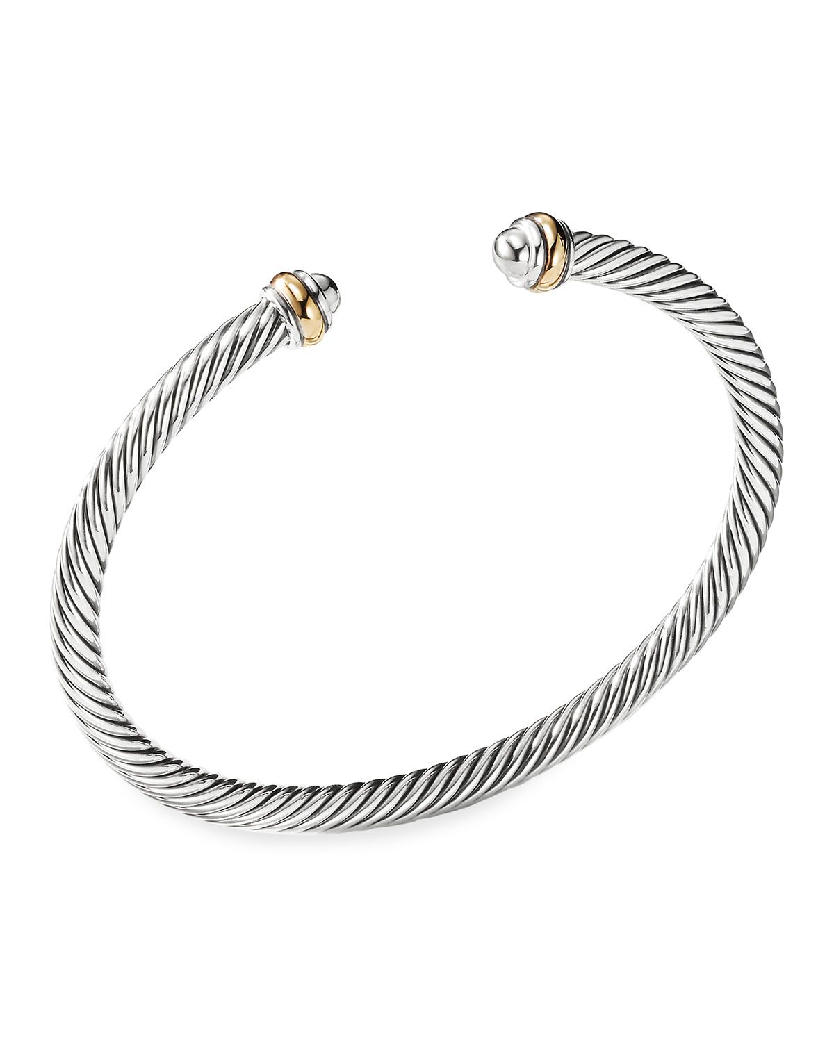 Cable Classics Bracelet with Gold | Neiman Marcus