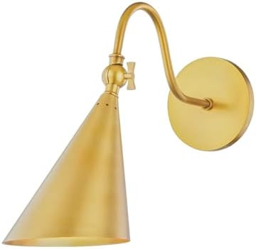 Mitzi H285101-AGB Lupe Wall Sconce, Brass | Amazon (US)