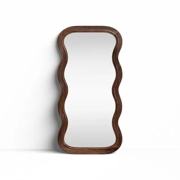 Axinia Solid Wood Wavy Mirror | Wayfair North America