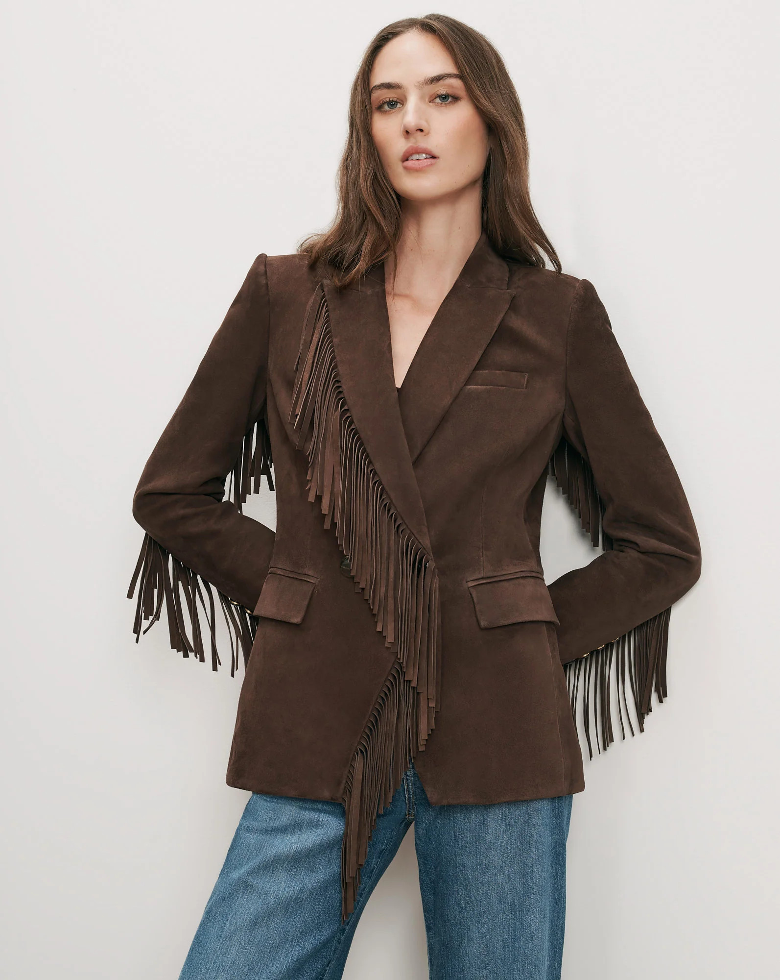 Pali Suede Jacket | Veronica Beard