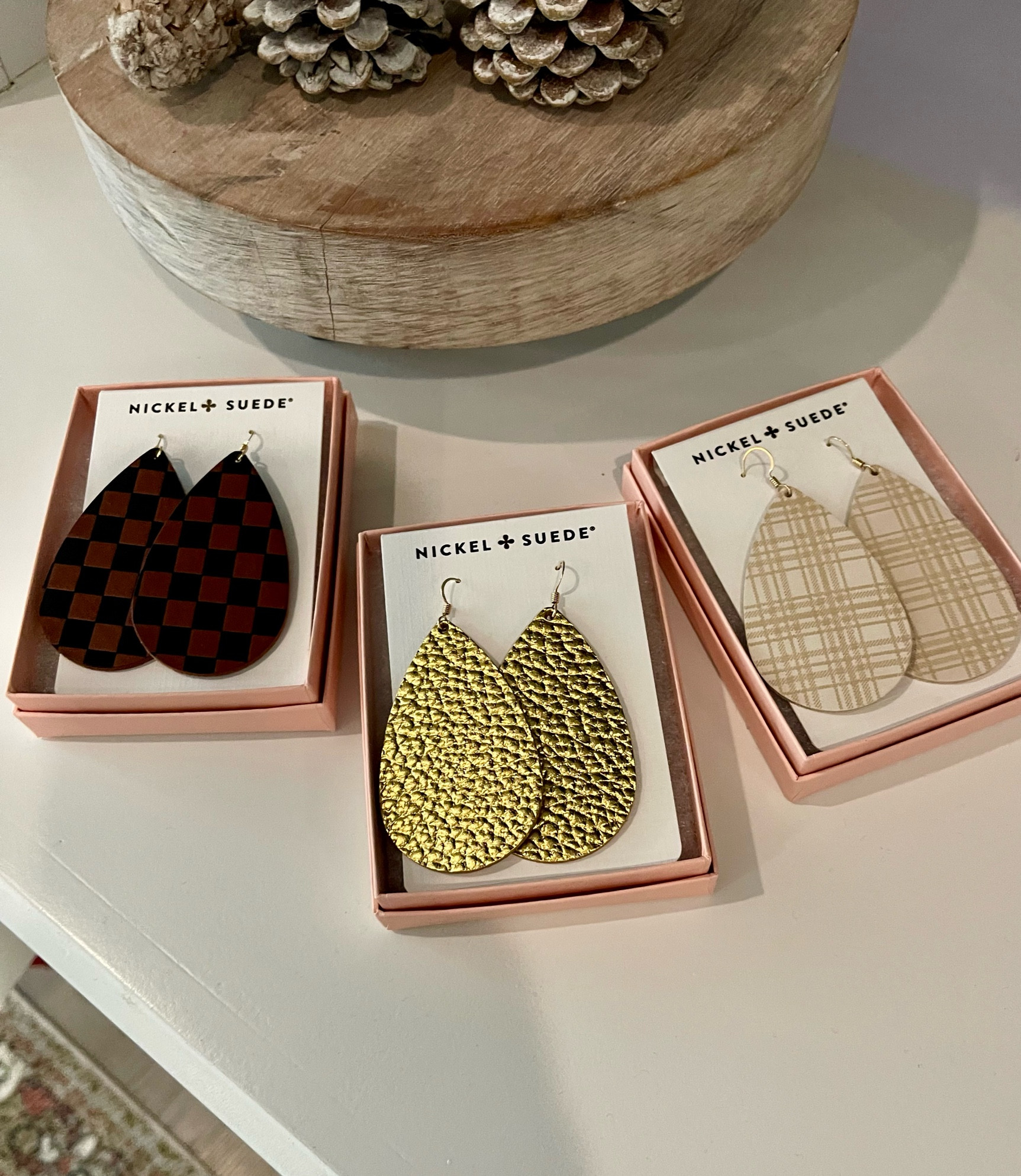 New earrings at Nickel + Suede!! Love these light weight leather earrings! They come in S, M and L (I like medium) 👏🏻 Free shipping now! 

#LTKsalealert #LTKunder50 #LTKHoliday