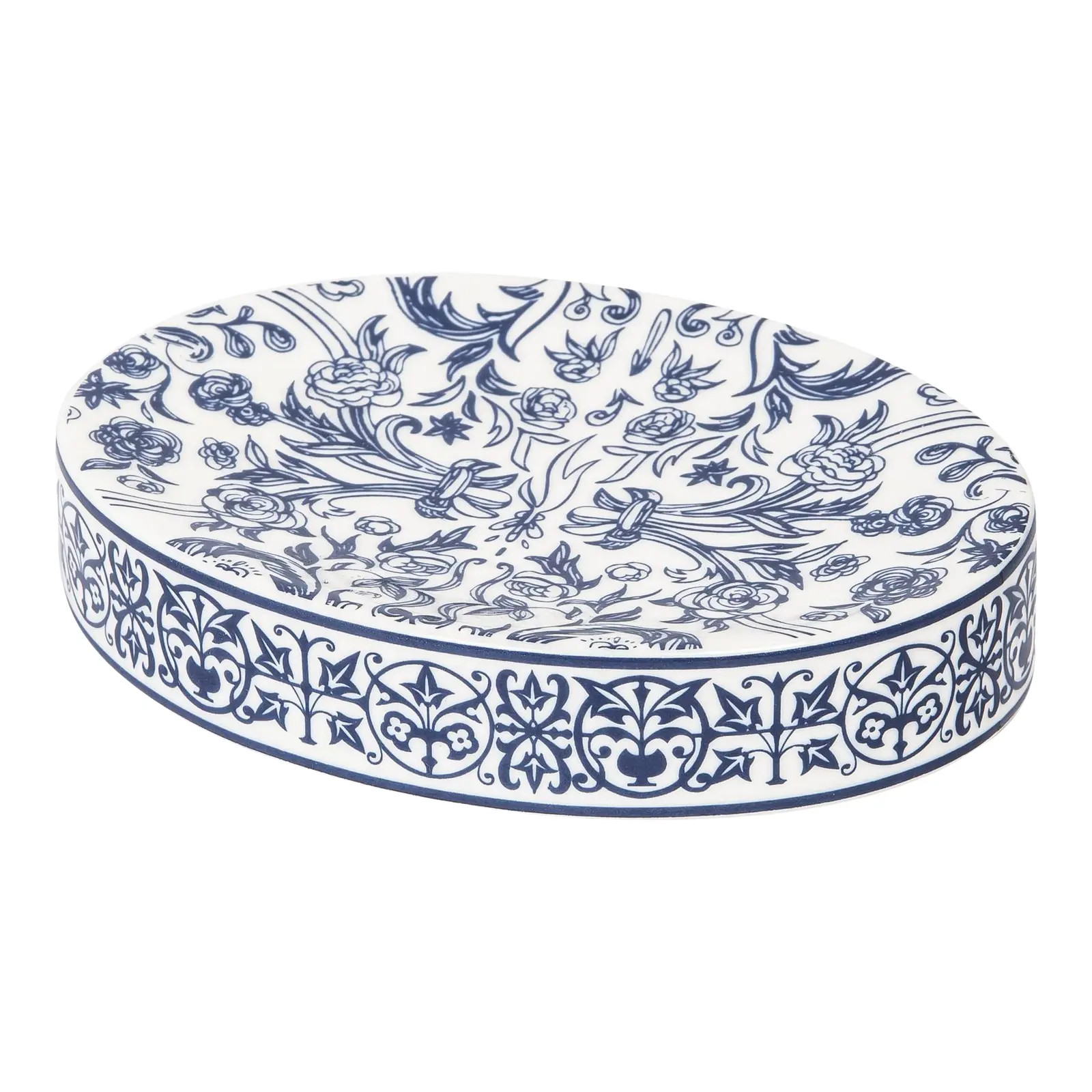 Orsay Bathroom Accessories Soap Dish in Blue | Chairish