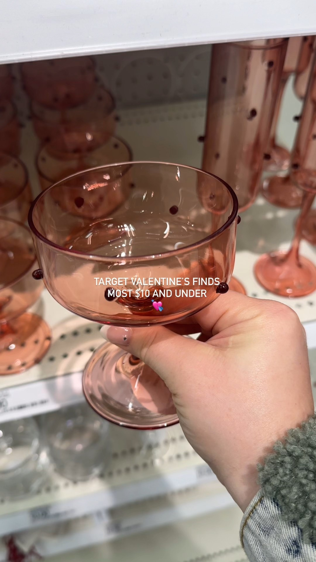 Target finds for Valentine’s Day 💘 | Target find | found it at Target | vday and valentines home decor | pink and red drink-ware stemware glassware | valentines decorations and ideas 

#LTKSeasonal #LTKmomlife #LTKHome