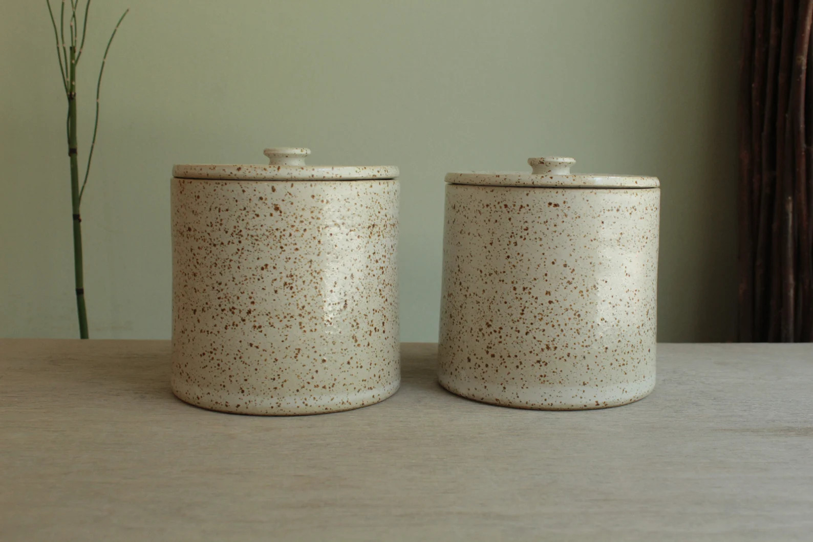 Handmade Cookie Jar, Pottery Sugar Pot With Lid, Ceramic Jar With Lid, Ceramic Salt Canister, Sug... | Etsy (US)