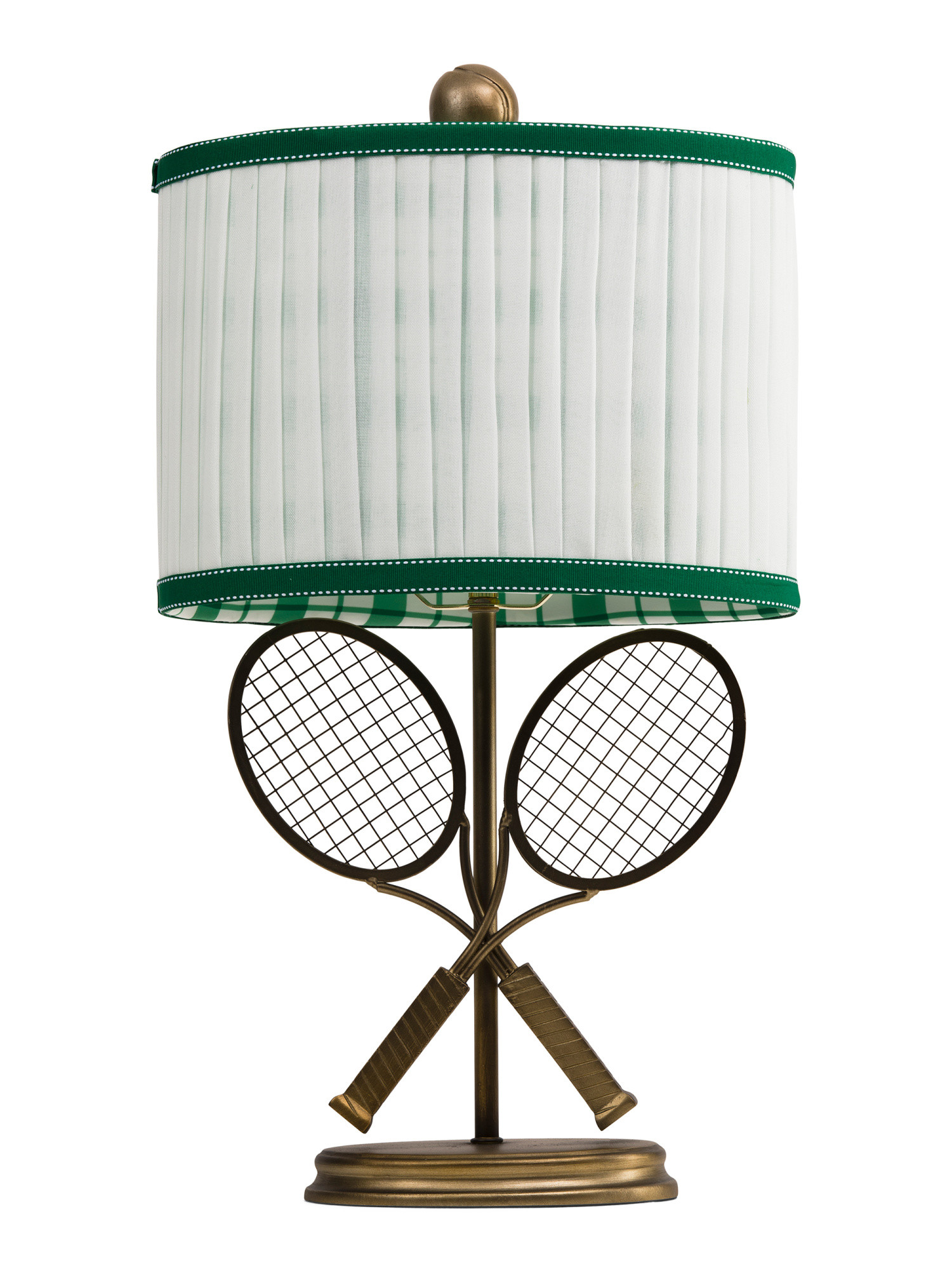 12x21 Tennis Racquet Metal Table Lamp | TJ Maxx
