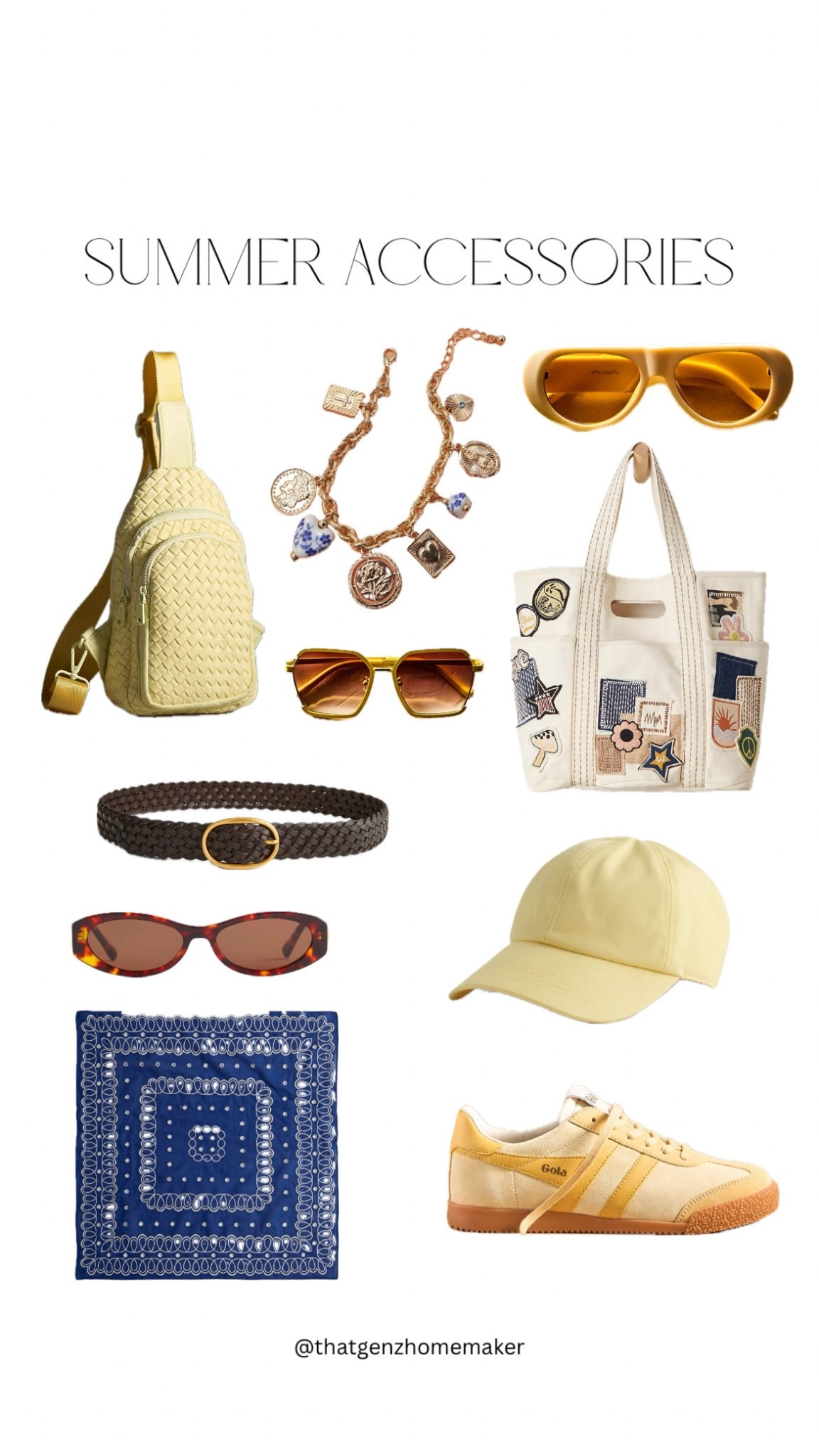 summer accessories🕶️👜🧢

summer sunglasses, aviator sunglasses, butter yellow, tote bags, belt, bandana, ball cap, charm bracelet



#LTKxMadewell #LTKSeasonal #LTKStyleTip