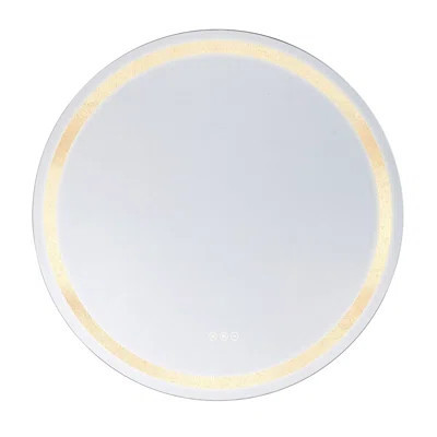 Hedon LED Round Frontlit Mirror | Wayfair North America