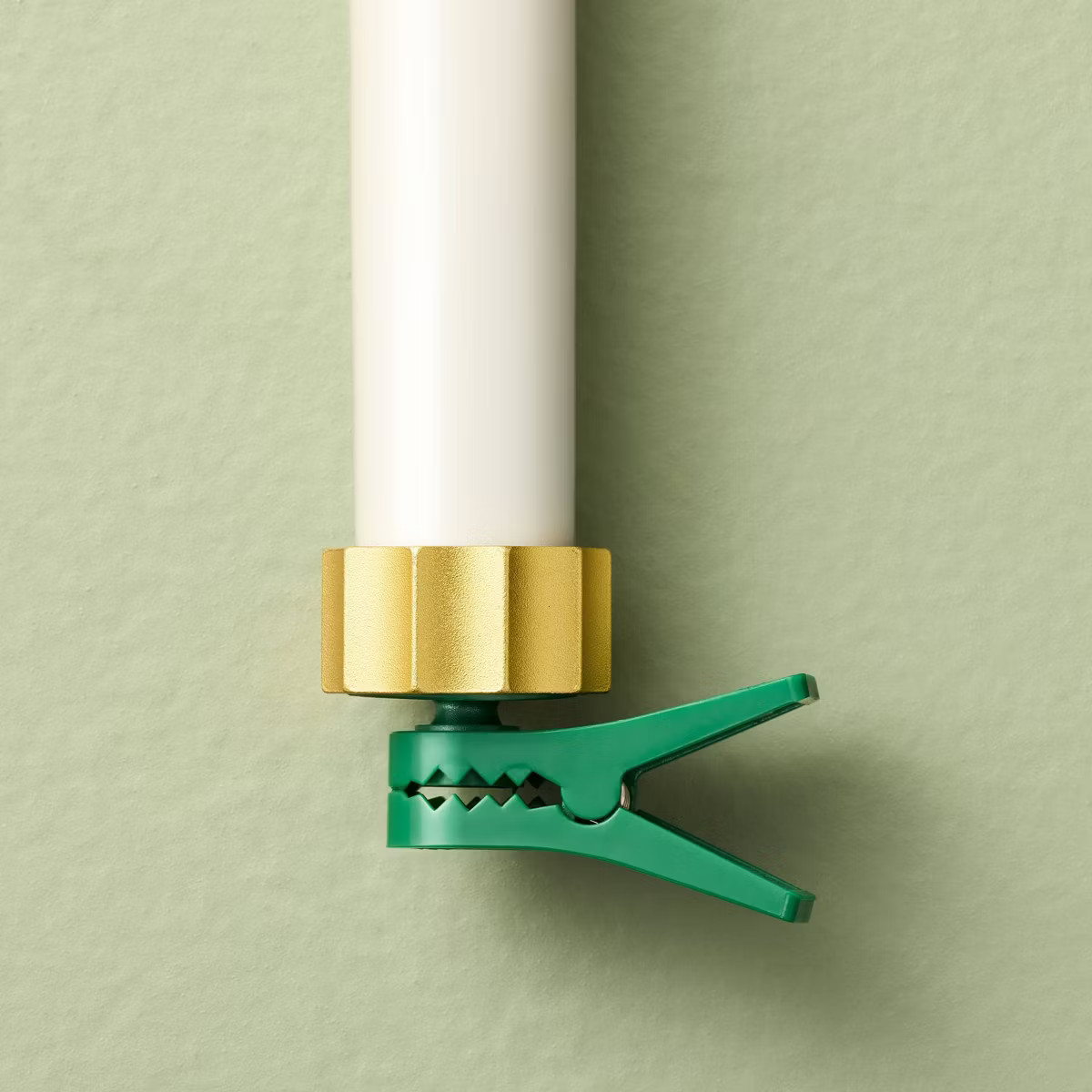 10ct 4.88" Christmas Tree Taper Flameless Candles Brass - Hearth & Hand™ with Magnolia | Target