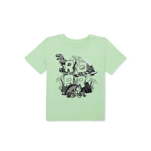 Garanimals Toddler Boys Short Sleeve Graphic T-Shirt, Sizes 12M-5T | Walmart (US)
