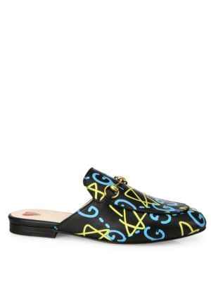 GucciGhost Leather Loafer Slides | Saks Fifth Avenue