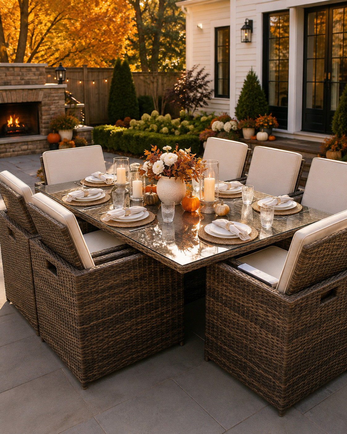 Okayyy this Wayfair sale 👀🤎 Up to 60% off + it ends tonight! This wicker patio dining set is one of my faves for fall hosting, outdoor dinners, and cozy backyard nights. 🍂✨ Such a good deal right now!

#WayfairSale #WayfairFinds #WayfairDeals #PatioDiningSet #WickerDiningSet #PatioFurniture #OutdoorDining #FallHosting #OutdoorEntertaining #BackyardInspo #PatioInspo #HomeFinds #LTKHome #LTKFinds #LTKDeals #HomeDecor #FurnitureDeals 

 #LTKSeasonal #LTKHome #LTKSaleAlert