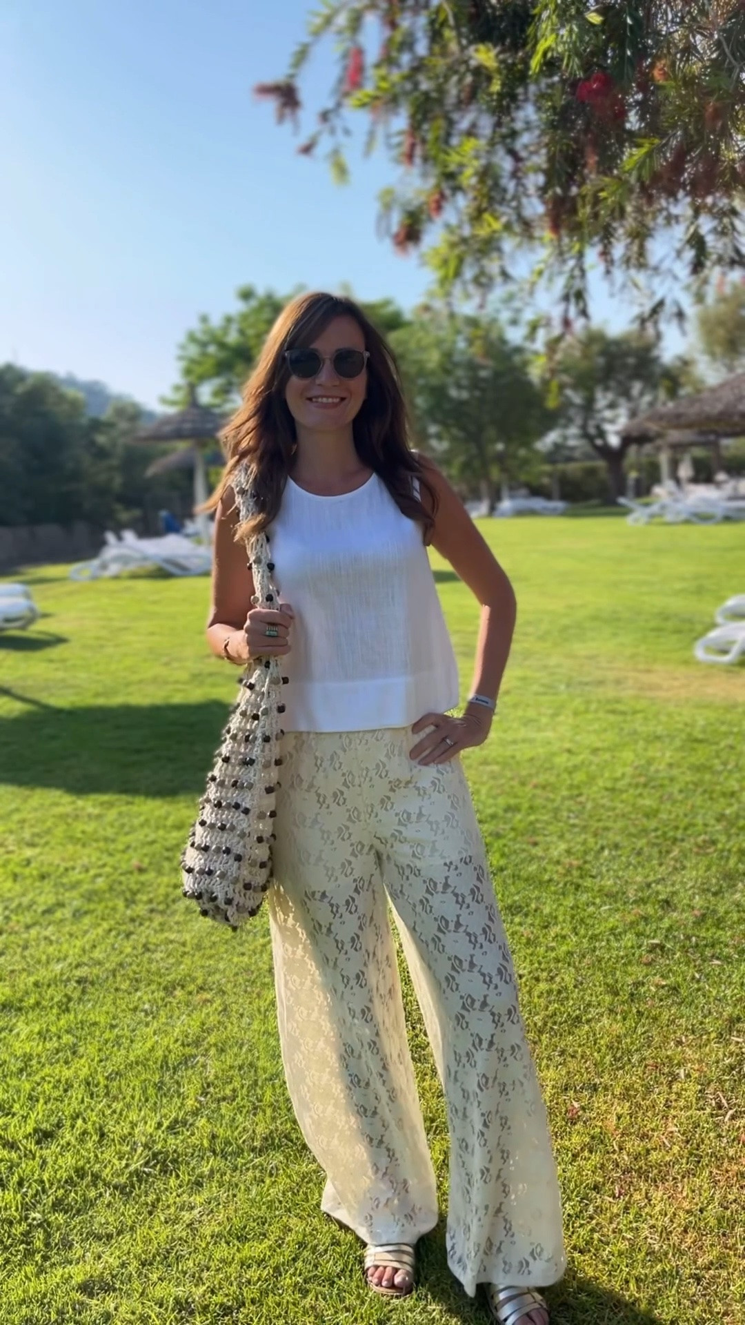 Top size 10.
Trousers 10.
Sandals true to size.

#LTKuk #LTKsummer #LTKspring