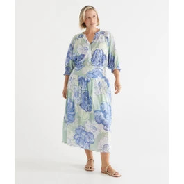 Pastel Floral Full Maxi Skirt | Sussan