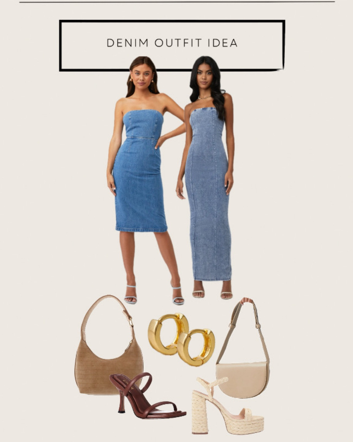 Denim outfit idea 