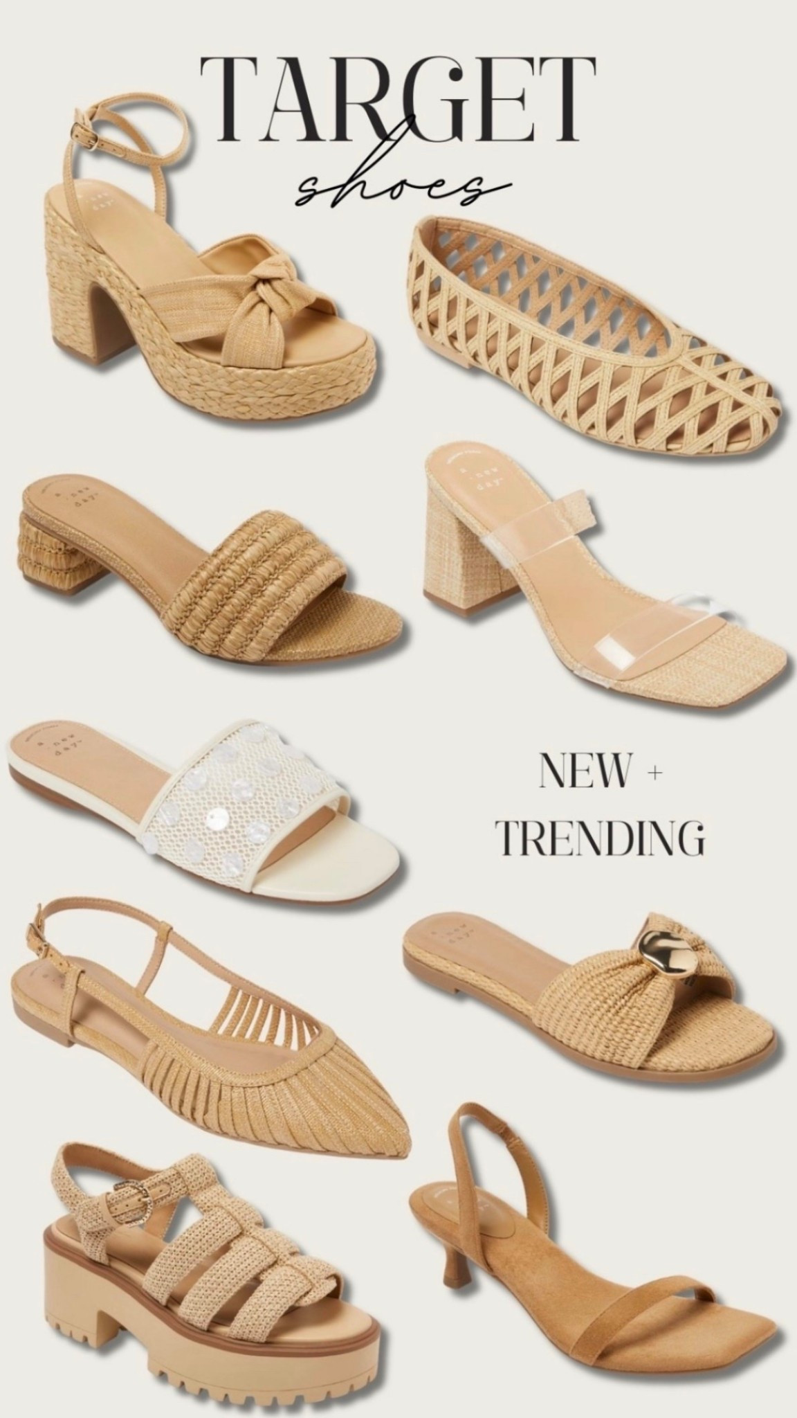 ✨SCROLL TO SHOP✨
These spring shoes / sandals just dropped at Target & I am SHOOK🤩 they’re all so beautiful! 

#LTKSeasonal #LTKootd #LTKTravel