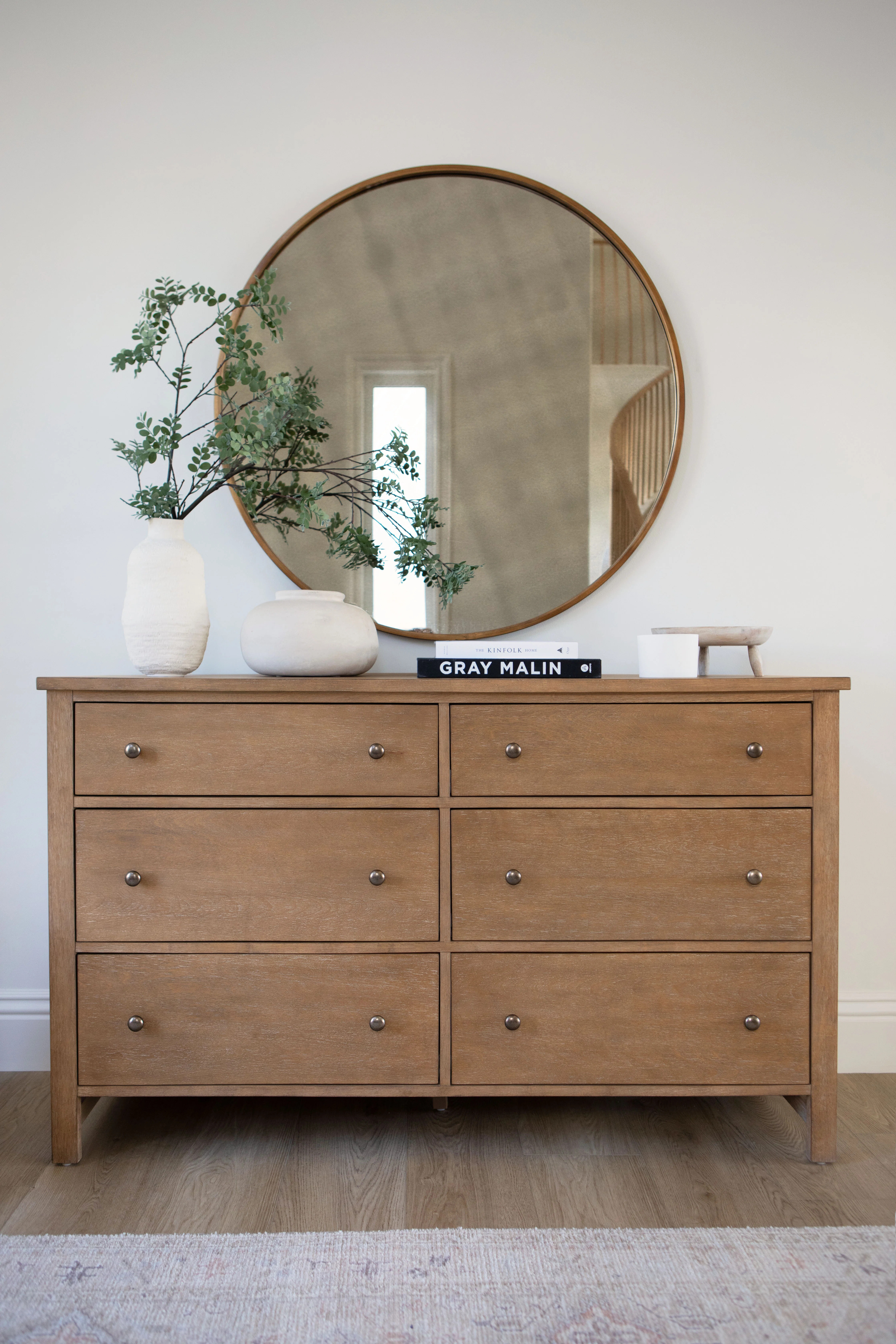 Ren Distressed Natural 6-Drawer Dresser | Wayfair North America